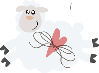 Lamb,sheep, cut file, cricut, silhouette, laser cut, cutting, svg, paper cut, school, party, decoration, crafts, paper, felt, foam, fabric, animal, cartoon, farm, vector,  isolated, 