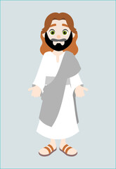 Fototapeta premium Jesus ,Christmas, svg, paper cut, silhouette, Cricut, school, kids , Decoration, cut file , vector, pattern
