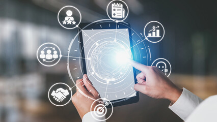 CRM platforms improve customer relationships through data analysis, CRM communication tools, and...