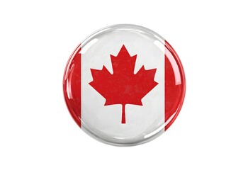 Canada, image in national colors on a neutral transparent background for designers, marketers. Popular illustration, object, symbol, texture, pattern, holiday.