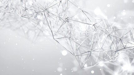 Abstract Geometric Shapes With Lines And Light