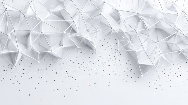 Abstract Geometric Design With Triangles And Lines