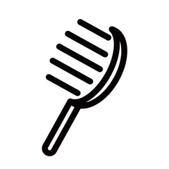 ヘアブラシのアイコン