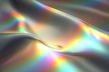 Abstract Iridescent Liquid Surface