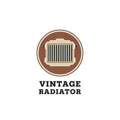 Vintage Radiator Heating or Automotive Repair Logo