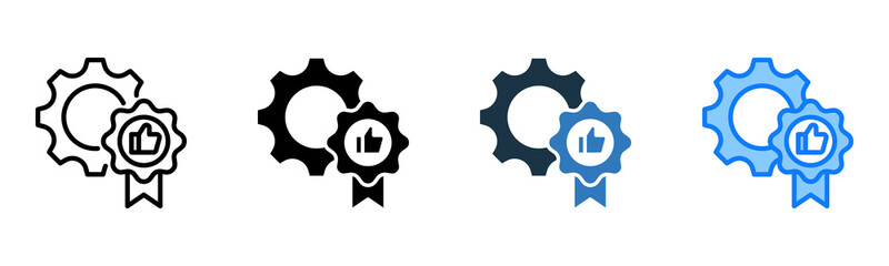 Best Practices icon multiple style 