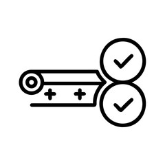 Workflow process and confirmation with tick marks. It shows approval, validation, and completion. It represents progress and task accomplishment.