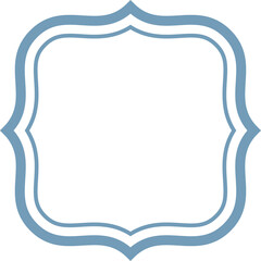 Fototapeta premium frame-2-blue