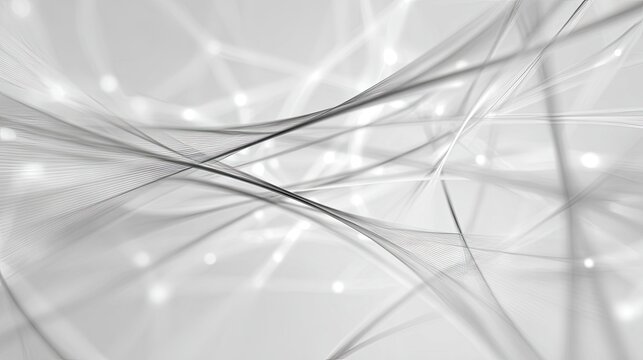 Abstract Network Design In Light Gray - Powered by Adobe