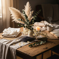 christmas table setting