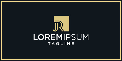 JR line square logo design inspiration