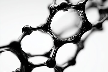 Complex Molecular Structure Illustration