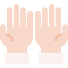 Two Open Palms With Light Skin Tone Palms Facing Forward Suggesting Openness Or Offering Against A Transparent Background