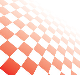 Checkered harlequin diamond seamless background pattern vector in red and white. eps 10 illustration.