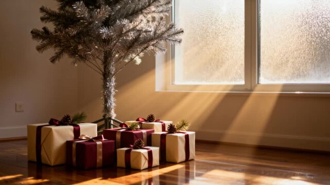 Minimalist Neutral Christmas Tree: Cozy and Calming Holiday Decor