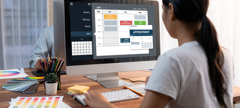 Online applointment booking calendar for brisk regristration on the internet website