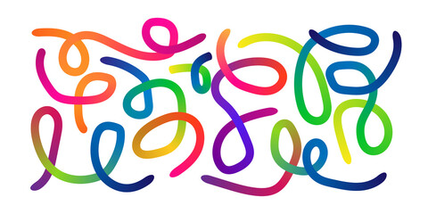 Abstract seamless vector pattern of geometric pink and colorful lines, ideal for wallpaper or fabric design