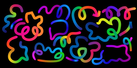 Abstract seamless vector pattern of geometric pink and colorful lines, ideal for wallpaper or fabric design