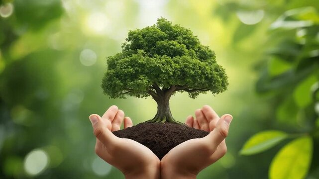 Hands Holding Young Tree &ndash; Tu BiShvat Renewal