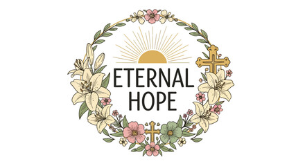Divine Inspiration and Floral Serenity: A Symbol of Enduring Faith