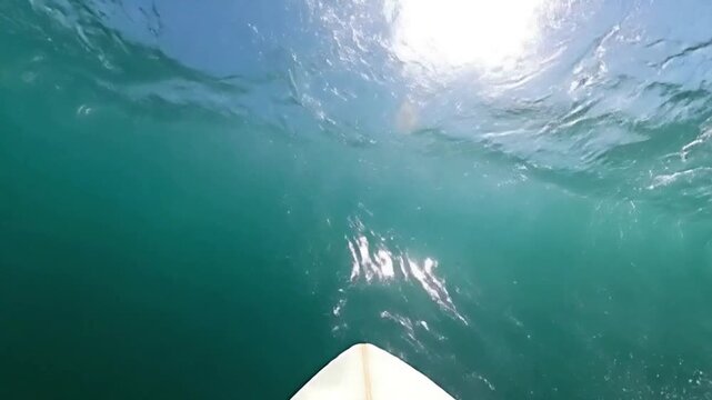 First-Person View of A Man Surfing (2)