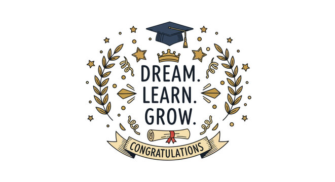 Inspiring call to action for learning and personal development celebration