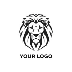 Majestic Lion Head Emblem Design for Branding and Identity Solutions Vector