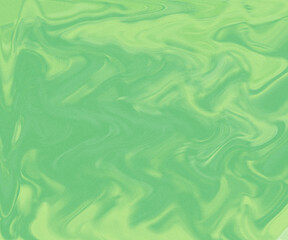 Abstract green background with a smooth marble texture and fluid swirl pattern.