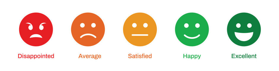 Customer satisfaction assessment using emoji comments. User service experience.