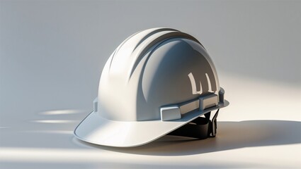 Fototapeta premium construction helmet in a construction site