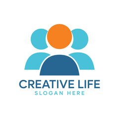 Abstract People Community Logo Collection Vector