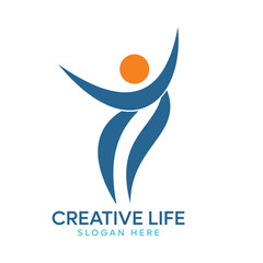 Abstract People Community Logo Collection Vector