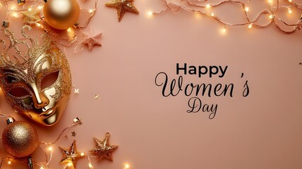 Elegant Floral Card for Women’s Day