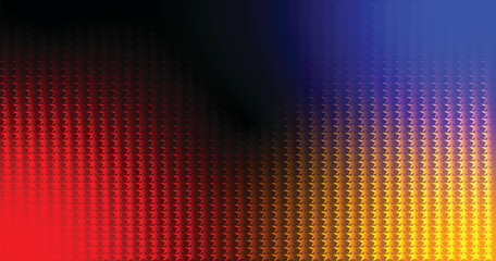 Fototapeta premium Abstract colorful lines in a flowing, rainbow pattern create a vibrant theater curtain backdrop design with a dramatic dark velvet texture