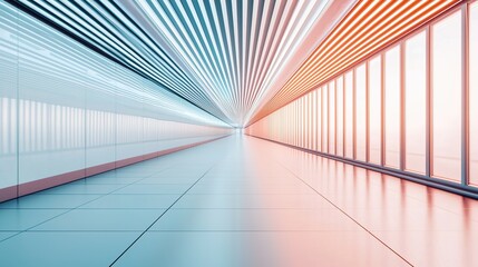 High-tech office interior view modern workspace gigapixel quality futuristic environment wide-angle perspective