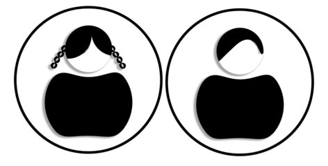 User profile icon set. Default avatar or person icon. Person and Profile, User silhouette isolated on background