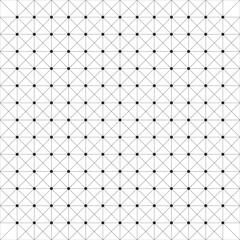 Fototapeta premium Elegant geometric grid pattern background with thin diagonal lines and connected dots. Perfect for technology, architecture, background textures, and digital design projects. 