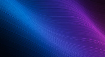 Obraz premium Vibrant gradient of flowing abstract lines in electric blue and deep purple, creating a modern and dynamic visual effect for digital backgrounds.