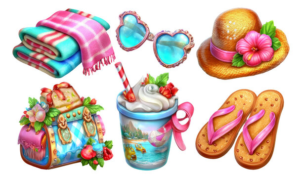 Summer Beach Collection: Colorful Accessories and Relaxing Essentials for Fun