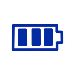 Full Battery Icon / バッテリーが満タンの状態を示すアイコンイラスト	