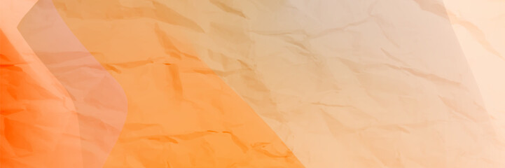 Orange Gradient Crumpled Paper Texture Background