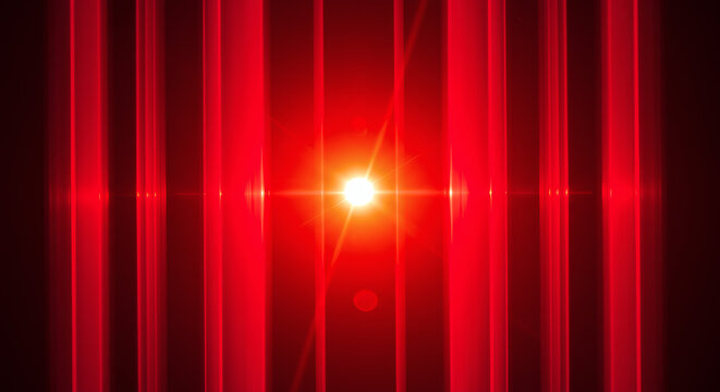 Dynamic red light flares create a striking, energetic abstract background perfect for modern design projects and impactful visuals.