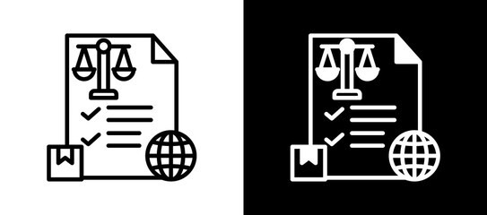 Fair Trade Certification multistyle icon