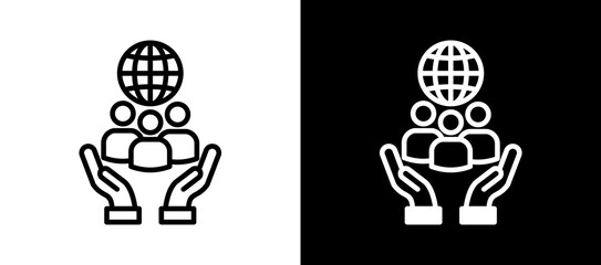 Social Responsibility multistyle icon