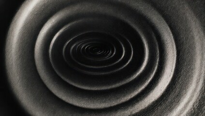 Concentric circles spiral inwards, creating a mesmerizing visual effect.