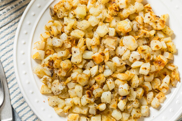 Homemade Cubed Hash Browns Breakfast Potatoes
