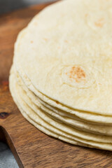 Organic Homemade White Flour Tortillas