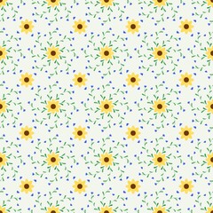 seamless floral pattern, wallpaper 