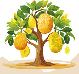 Promoting Ethical Farming Practices: The Image Symbolizes the Bountiful Harvest of a Naturally Growing Tree, Supporting the Narrative of Small-Scale and Sustainable Local Agriculture.