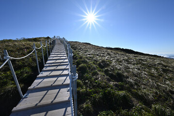 Climbing Mt. Daisen, Tottori, Japan